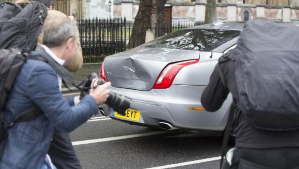 Boris Johnson a fost implicat într-un accident rutier la plecarea de la Parlamentul britanic