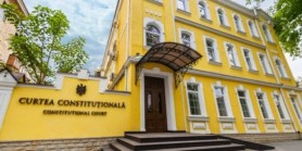 Ședința Curții Constituționale de examinare a sesizării privind interpretarea mai multor articole