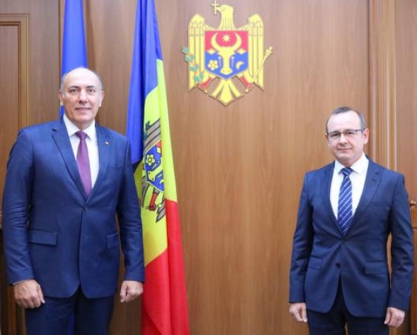 Secretarul de stat Dumitru Socolan l-a primit pe ambasadorul Lituaniei la Chișinău, Kęstutis Kudzmanas