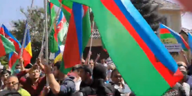 Bătaie la un protest în fața Ambasadei Armeniei din Chișinău