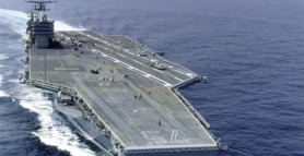 Reîncep tensiunile SUA-Iran. Iranienii au trimis o replică de portavion american în strâmtoarea Ormuz