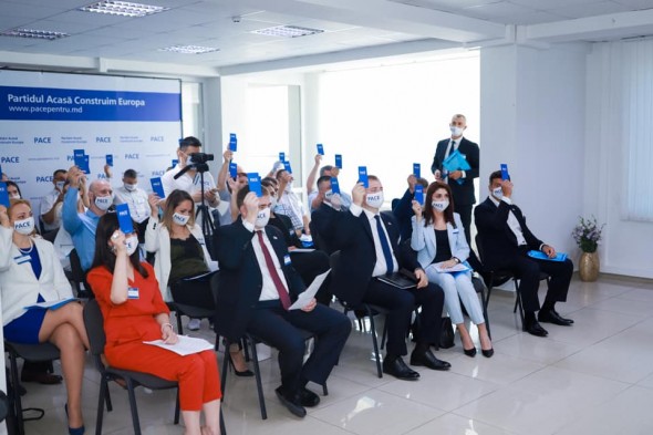 Partidul „PACE” condus de Gheorghe Cavcaliuc are 10 vicepreședinți. Detalii de la congresul de constituire