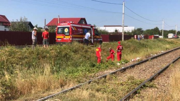 TERIFIANT: Moarte cumplită pentru un copil de 11 ani. A fost lovit de un tren de pasageri de pe ruta Botoșani-București