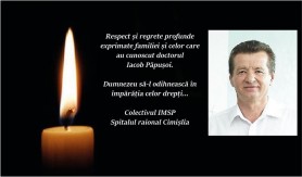 Ultima Oră // Încă un medic a murit de Coronavirus. Sistemul de sănătate a pierdut 31 de lucrători până în prezent