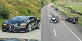 (FOTO) Cel mai scump accident din istorie! Un Bugatti, un Porsche și un Mercedes, făcute zob