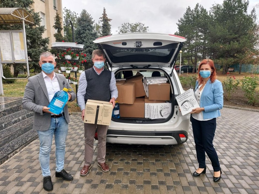 Mai multe grădiniți din Ceadîr-Lunga au primit echipament de protecție împotriva COVID din partea PNUD