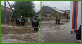 FOTO // Poduri deteriorate și mai multe gospodării inundate în Cimișlia, Comrat și Leova
