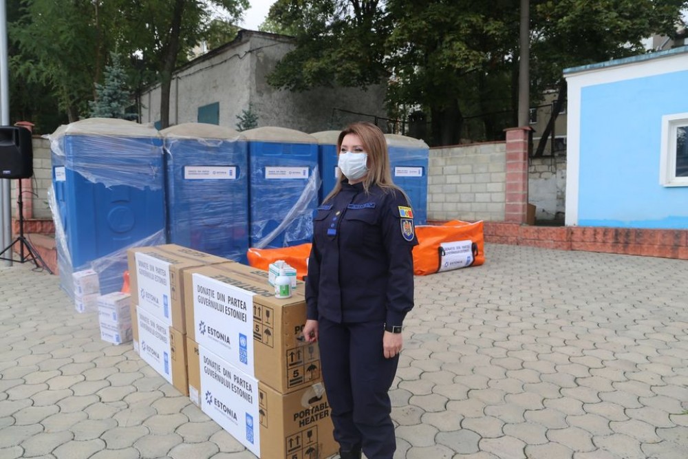 Estonia a donat pentru IGSU echipament necesar pentru prevenirea și controlul răspândirii noului coronavirus