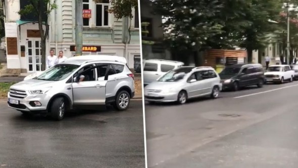 Motiv BIZAR din care s-a produs un ambuteiaj în Capitală