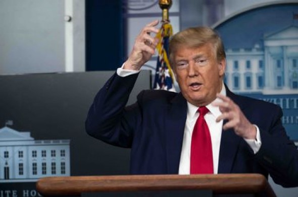 Trump spune că infectarea cu noul coronavirus a fost o „binecuvântare de la Dumnezeu"