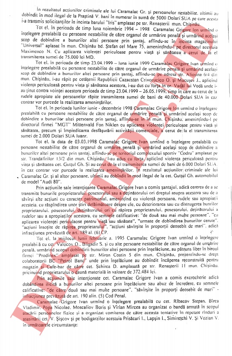 FLASH (DOC) // După Platon și Filat a venit timpul lui Carmalac alias „Bulgaru”. A fost clasat dosarul și eliberat de toate păcatele anilor 90