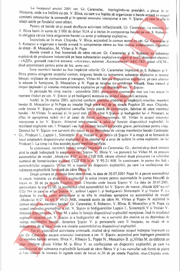 FLASH (DOC) // După Platon și Filat a venit timpul lui Carmalac alias „Bulgaru”. A fost clasat dosarul și eliberat de toate păcatele anilor 90