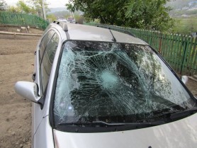 A lovit o persoană și a părăsit locul accidentului, însă la scurt timp a fost depistat de polițiști