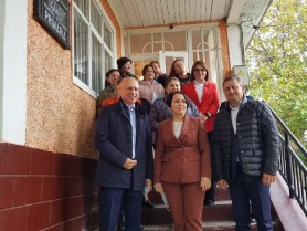 FOTO // Pavel Filip, în vizită la Strășeni: „Oamenii au nevoie de mai puțină politică, dar de mai multe fapte”