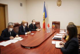 Cooperarea economică moldo-chineză în contextul crizei pandemice abordată în cadrul unei întrevederi cu ambasadorul Chinei în Republica Moldova