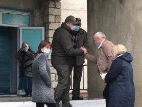 Liderul PACE, Gheorghe Cavcaliuc a votat în localitate de baștină. Ce i-au spus consătenii