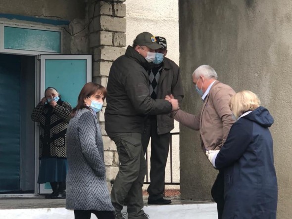 Liderul PACE, Gheorghe Cavcaliuc a votat în localitate de baștină. Ce i-au spus consătenii