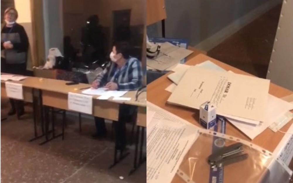 La Vulcănești, un membru al secției de votare nota numele persoanelor care n-au fost la alegeri