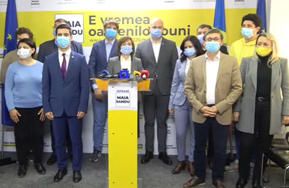 Primele declarații făcute de Maiei Sandu: Oamenii sunt marii câștigători ai primului tur
