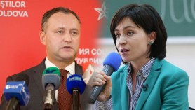 Maia Sandu și Igor Dodon se vor duela în turul II de scrutin