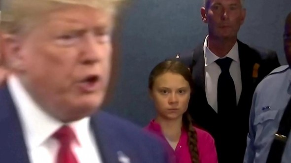 Greta Thunberg îl ironizează pe Donald Trump: „Relaxează-te, Donald! Relaxează-te!”