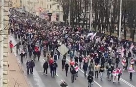Noi manifestaţii în Belarus. Tihanovskaia speră în sprijinul lui Biden