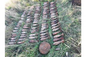 Peste 100 de bombe de la aruncător şi grenade de mână au fost depistate si neutralizate de geniști la Căușeni
