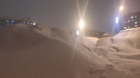 FOTO // Orașul „înghițit” de zăpezi din luna noiembrie