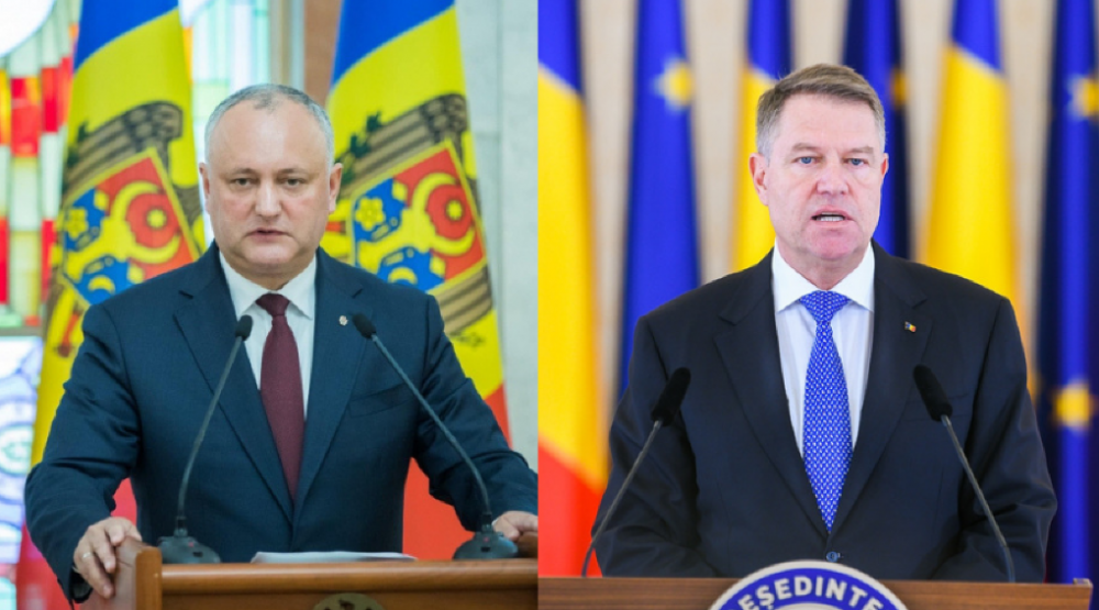 Igor Dodon i-a transmis un mesaj de felicitare lui Klaus Iohannis cu prilejul Zilei Naționale a României