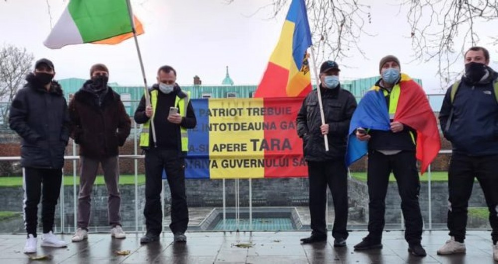 Protestează și diaspora: Moldovenii din Irlanda sunt alături de protestatarii din fața Parlamentului