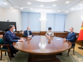 Igor Dodon a avut o întrevedere cu Ambasadorul Republicii Belarus