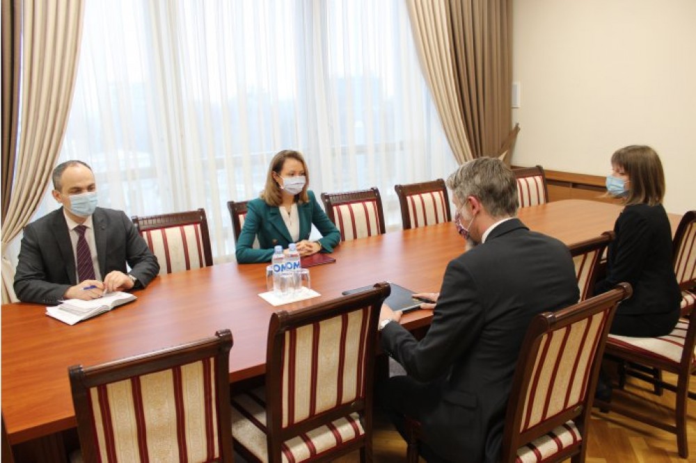 Vicepremierul Olga Cebotari a avut o întrevedere cu Ambasadorul Letoniei în Republica Moldova