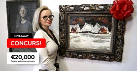Cadou de Crăciun. Cum poți câștiga un tablou estimat la 20 000 de Euro oferit de Nicoleta Stati - Art Gallery