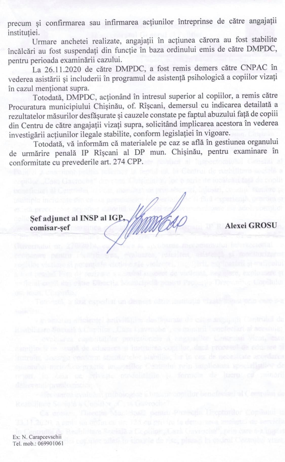 A REUȘIT! Demersurile lui Cavcaliuc vor stopa abuzurile asupra copiilor de la o școală internat
