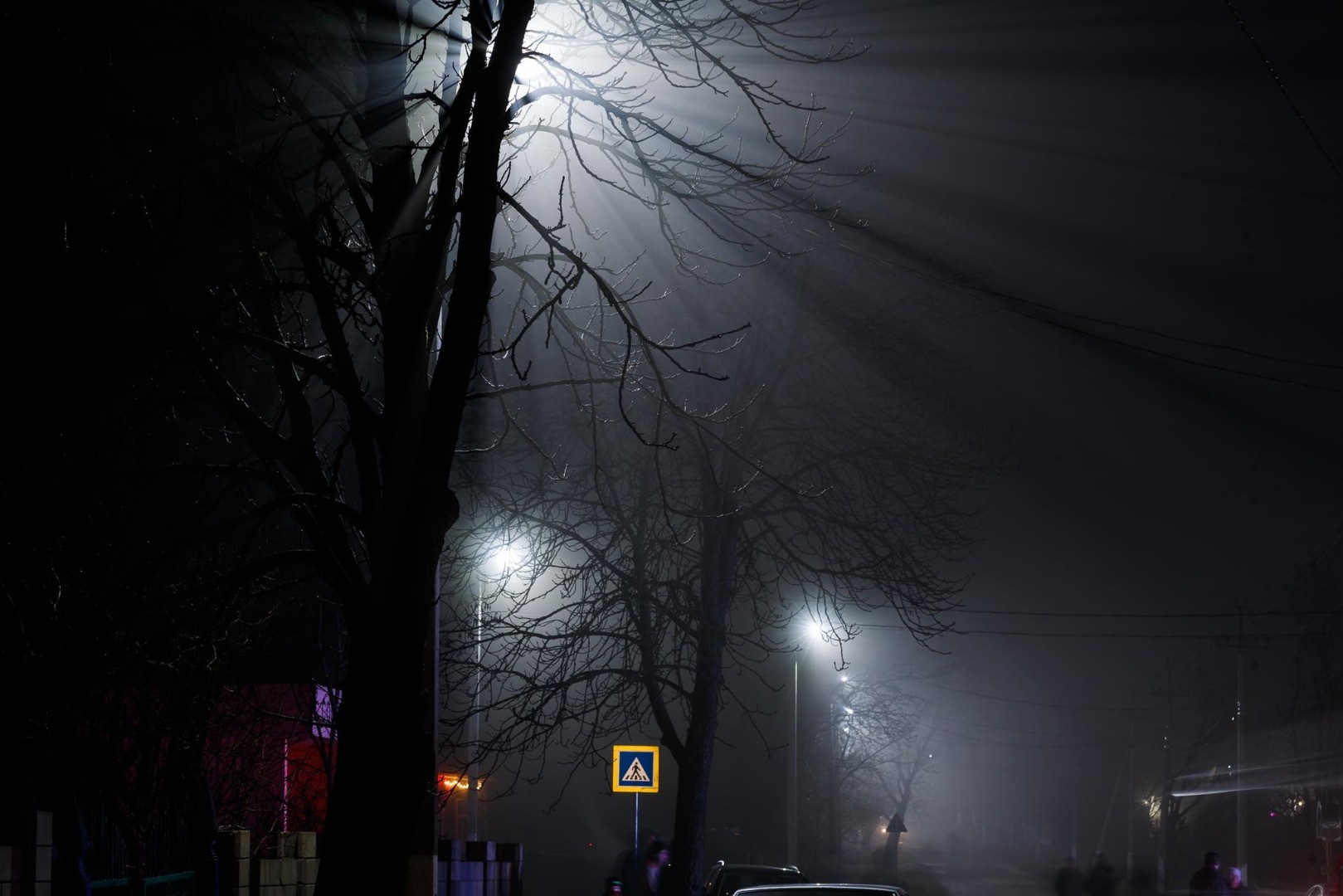 FOTO // Constantinovca este cel mai luminat sat din raionul Edineț, după implicarea echipei Partidului „ȘOR”
