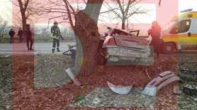 FOTO // Un BMW transformat într-un morman de fiare la Sângerei. O persoană a decedat iar alte două au ajuns la spital