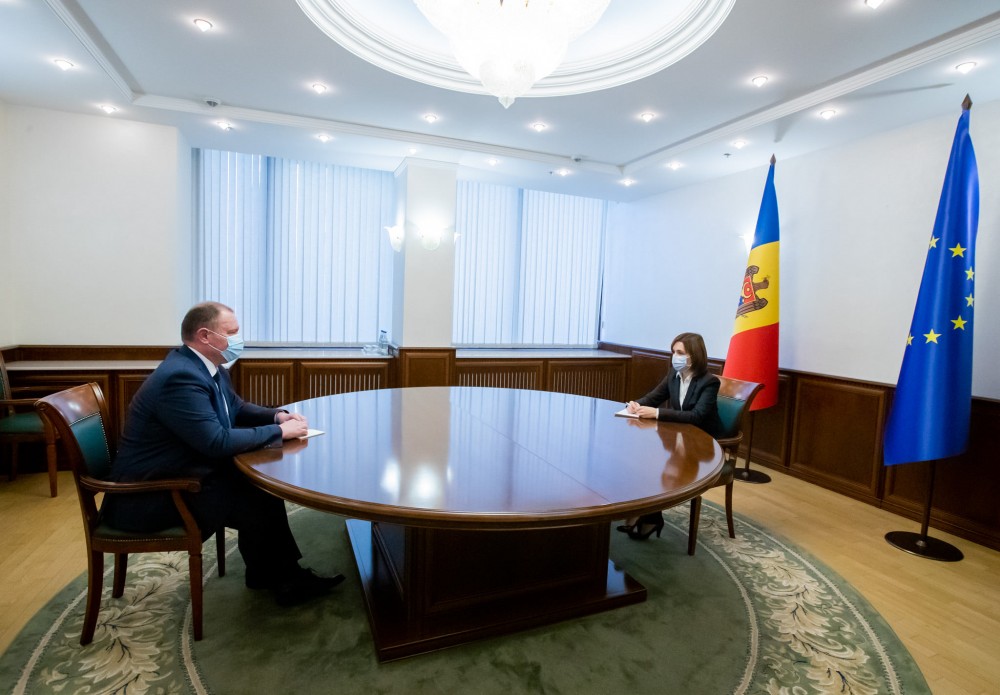 Maia Sandu a avut o întrevedere cu premierul în exercițiu, Aureliu Ciocoi. Ce au discutat oficialii
