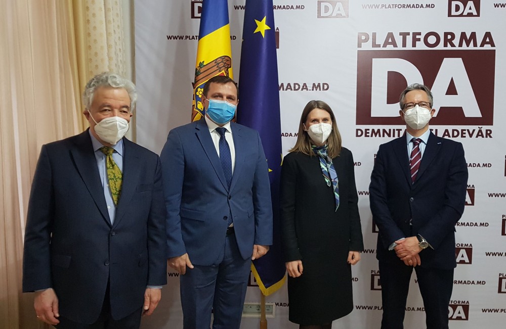 Andrei Năstase a avut o întrevedere cu oficiali ai OSCE și cu ambasadoarea Suediei în Republica Moldova, Anna Lyberg