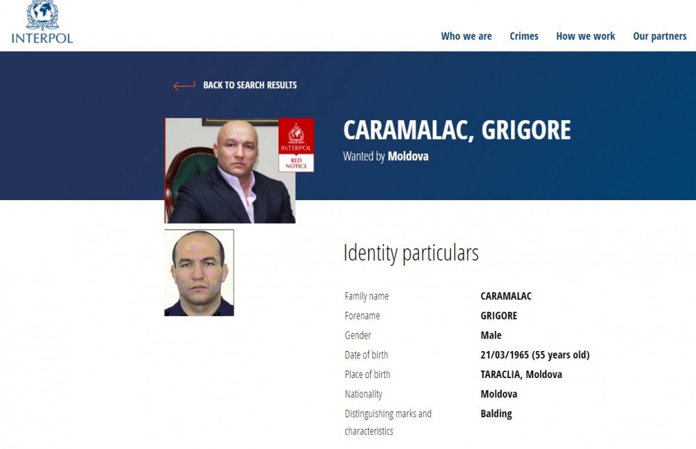 Răsturnare de situaţie în dosarul Caramalac. Interlopul nu a fost reţinut, ci doar localizat la Moscova