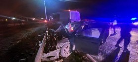 FOTO // Un tânăr a decedat iar alte patru persoane în stare gravă la spital după un accident VIOLENT de la Telenești