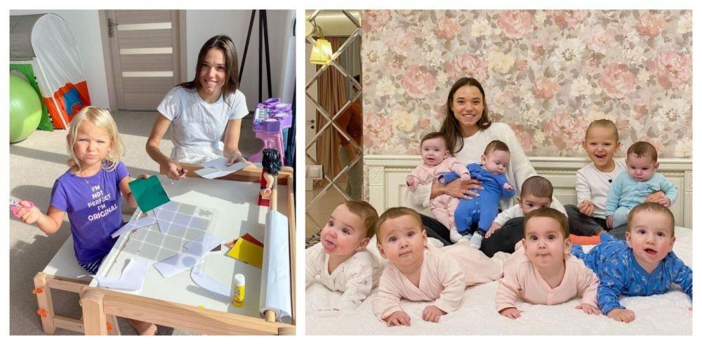 FOTO // La 23 de ani, este mama a 11 copii. Soții visează la o familie și mai numeroasă, cu 105 copii