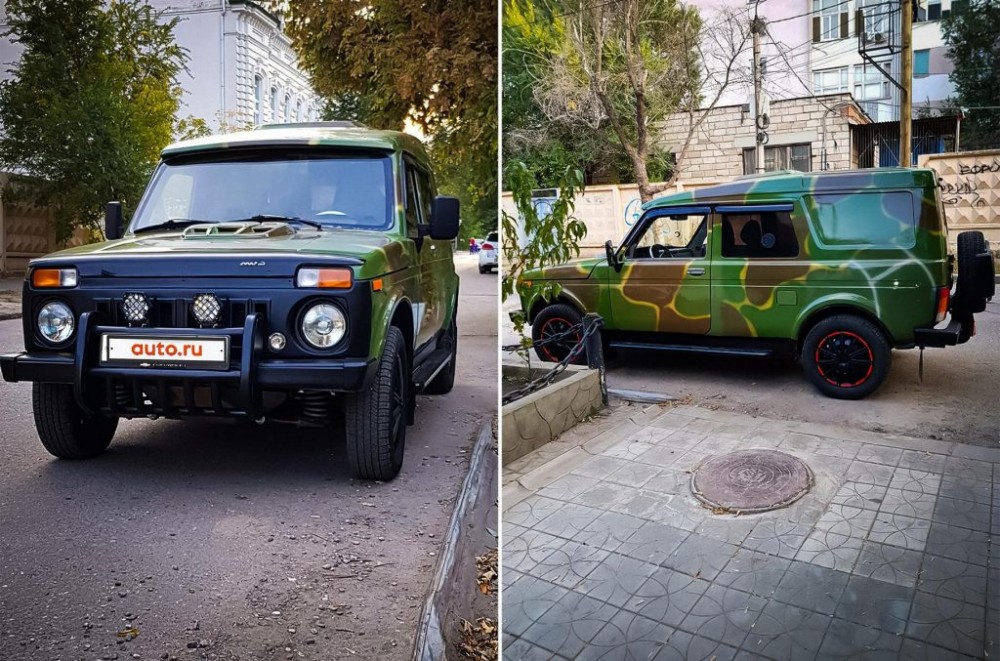 FOTO // Un rus își vinde NIVA cu 45 000 de EURO. Cum justifică prețul
