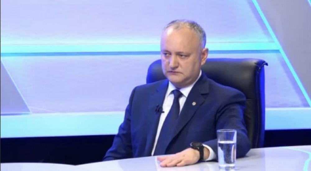 Dodon: Voi intra în Parlament pe ușa din față, nu pe ușa din spate