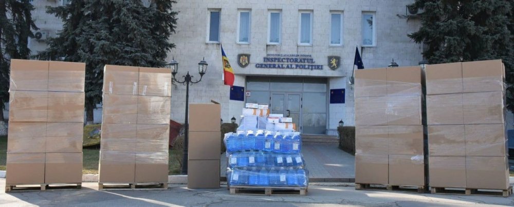 FOTO // SUA a oferit IGP-ului un lot de echipament de protecție împotriva COVID-19 în valoare de peste 36 000 de dolari