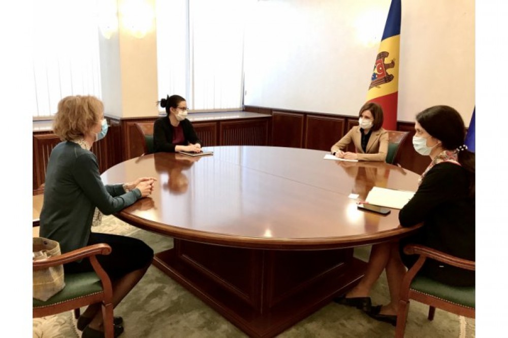 Președintele Maia Sandu a avut o întrevedere cu directorului Biroului de Cooperare al Elveției în Republica Moldova