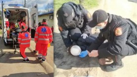 Un bărbat din Bălți salvat de la moarte de carabineri. Până la moment persoana nu a fost identificată