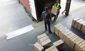 Captură IMPRESIONANTĂ de contrabandă cu țigări într-un Port din Constanța. Implicate companii din R. Moldova și Federația Rusă