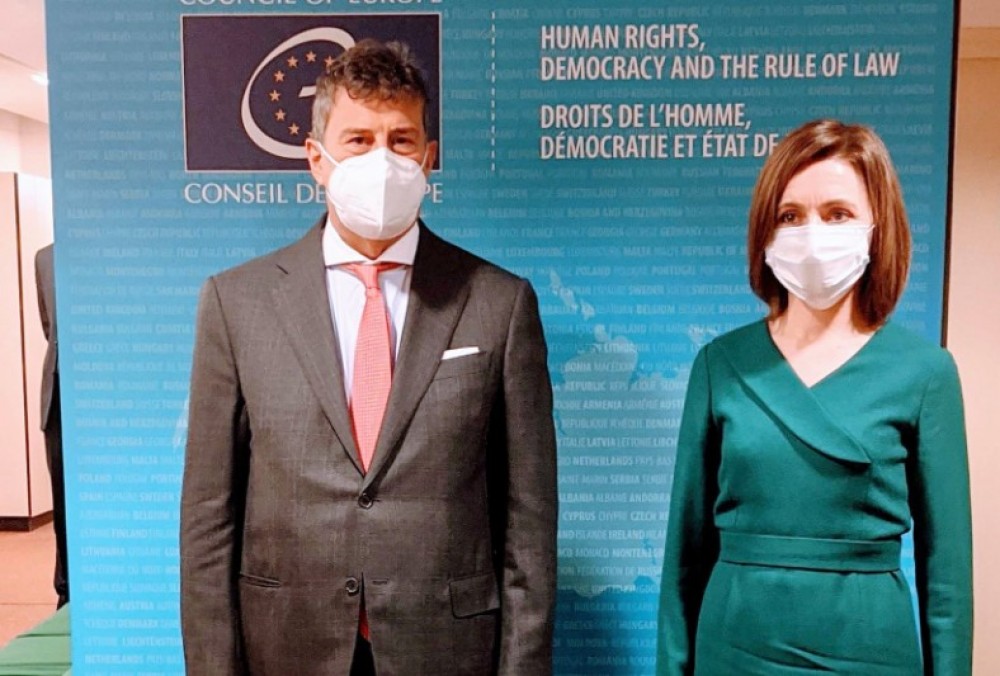 Maia Sandu a purtat discuții cu Carlo Monticelli, Viceguvernatorul pentru strategia financiară a Băncii CoE