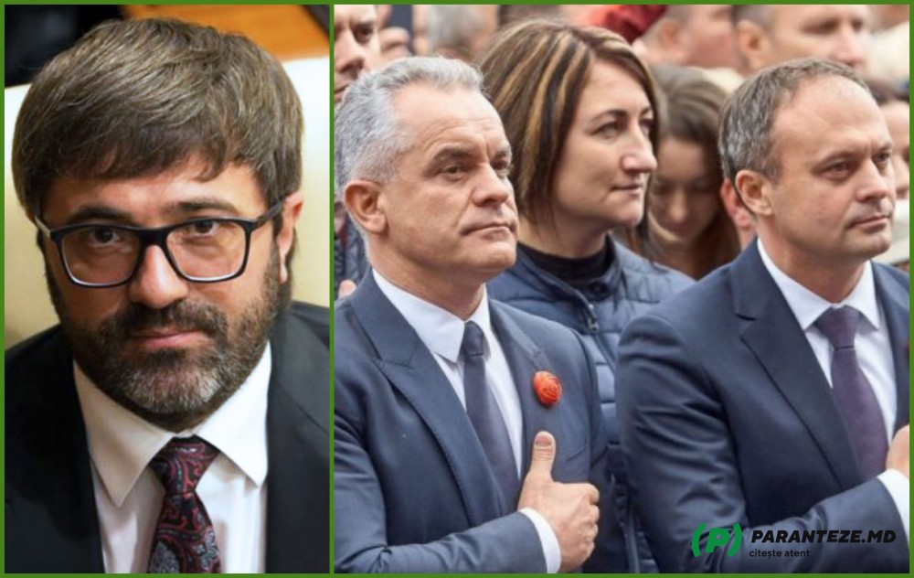FOTO // „Oamenii lui Plahotniuc, încărunțiți și-ngândurați”. Cum au fost surprinși Andronachi și Candu