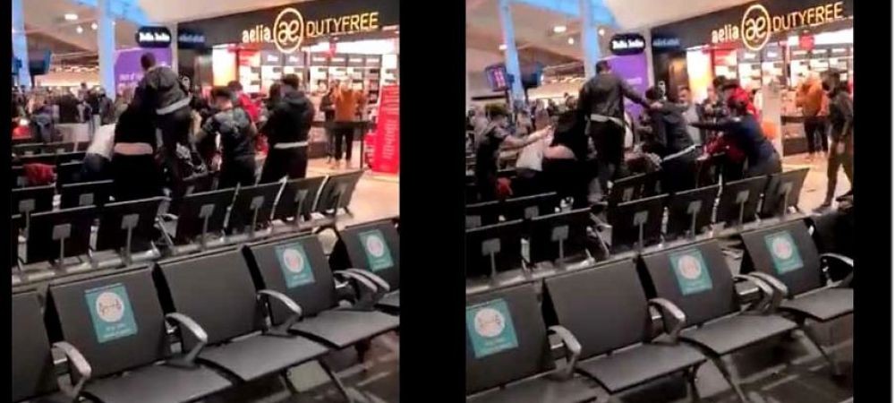 Scene horror pe aeroportul Luton. Un grup de călători români s-au luat la bataie în văzul tuturor